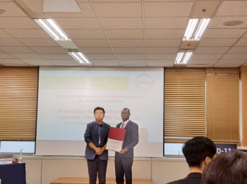 Mr. Moses Oboo Selected as a Finalist in Student Competition Session of ISORD-11